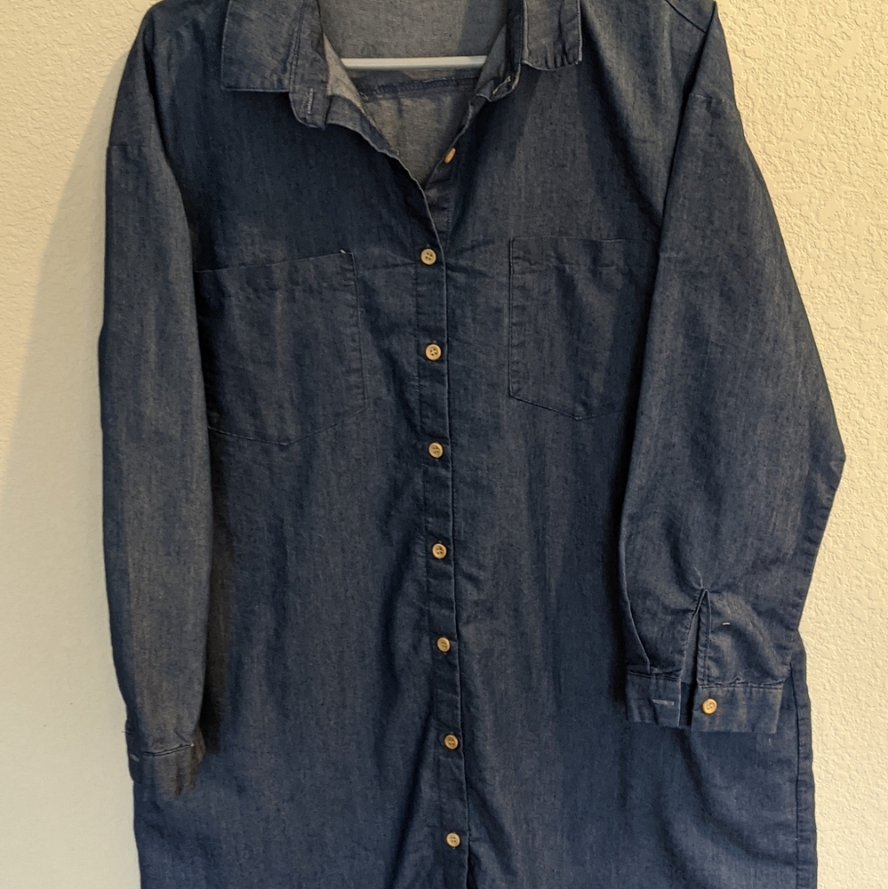 Denim Shirt Dress